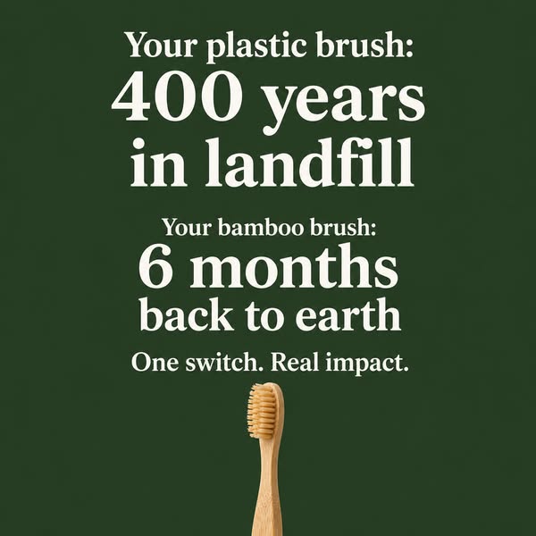 50% Off Bamboo Toothbrush