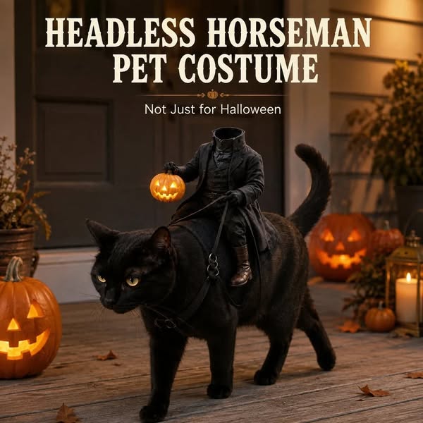 Turn Your Pet into the Headless Horseman