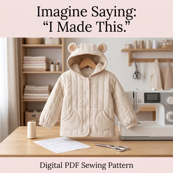 Sew the Bear Hood Jacket They'll Never Take Off