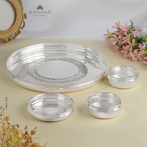 Silver Thali Set