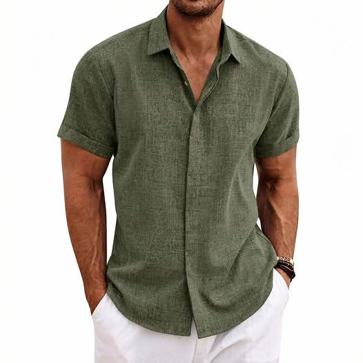Coastal Classic Linen Button Shirt