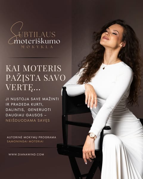 Nustok save mažinti