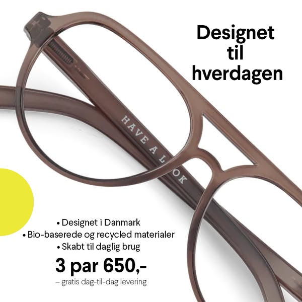3 par læsebriller for 650