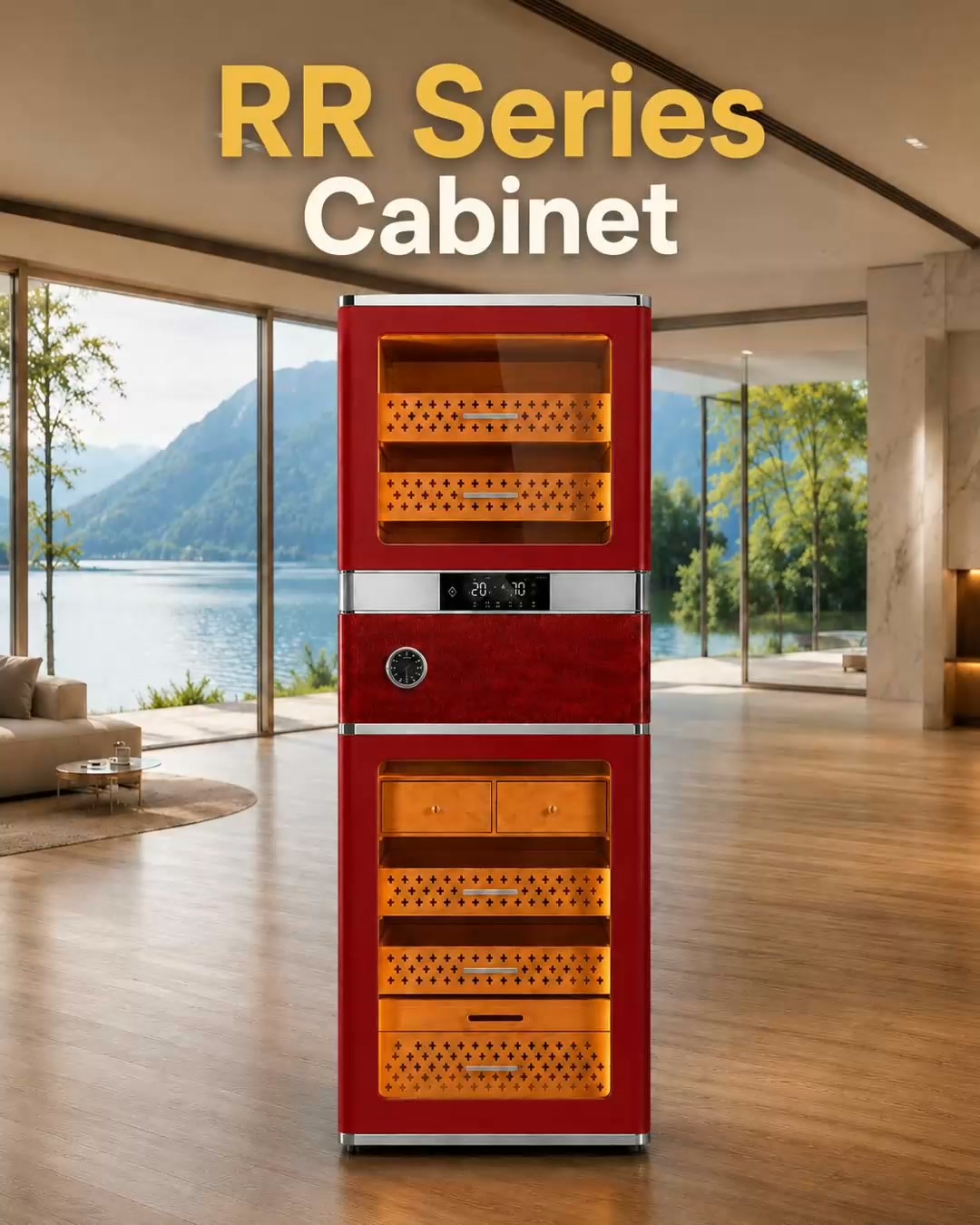 Up to 1,000 Pieces. One Serious Collection Cabinet.