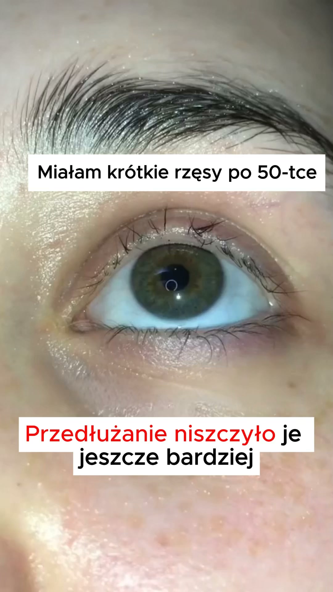 Odzyskałam gęste rzęsy