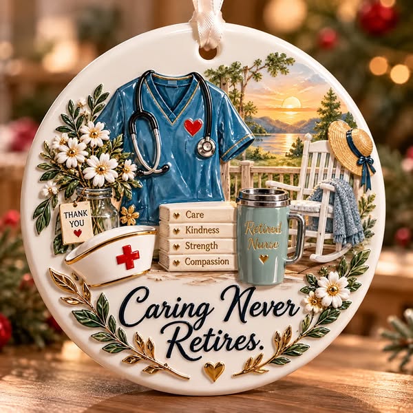 Retirement Ornament Collection | Half a Lifetime of Dedication, Now the Good Times Begin - Nurse