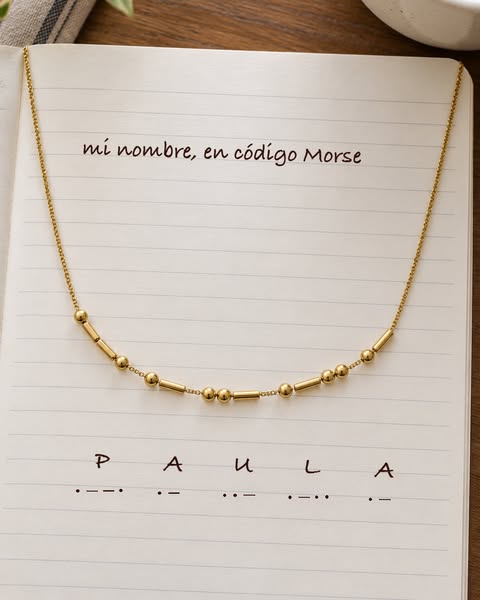 Mi nombre, en código Morse