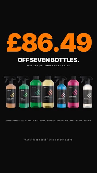 £86.49 off seven bottles