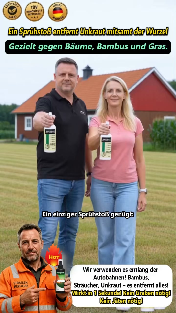 Einmal sprühen – drei Jahre unkrautfrei!