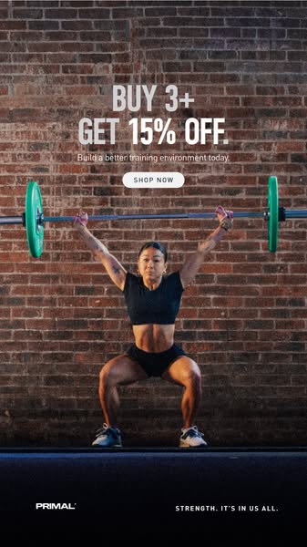Upgrade Your Gym | Save 15%.