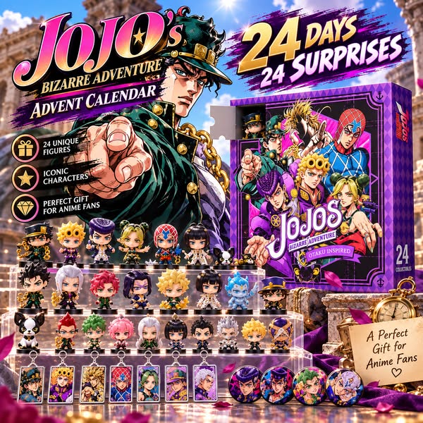 JoJo’s Bizarre Adventure Advent Calendar 2026 – 24 Collectibles