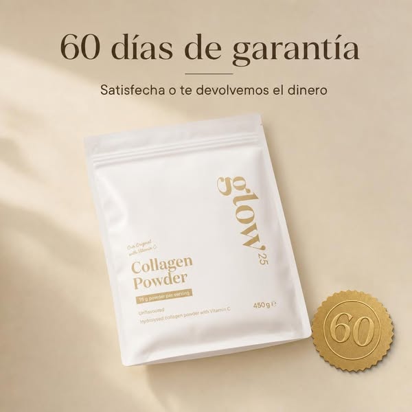60 días de garantía, satisfecha o reembolsada