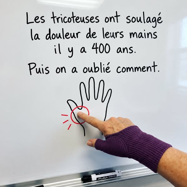 Les femmes avaient une solution contre les douleurs au pouce depuis des siècles.
