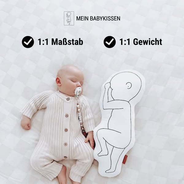 1:1 wie bei der Geburt – mit Gewicht & Größe
