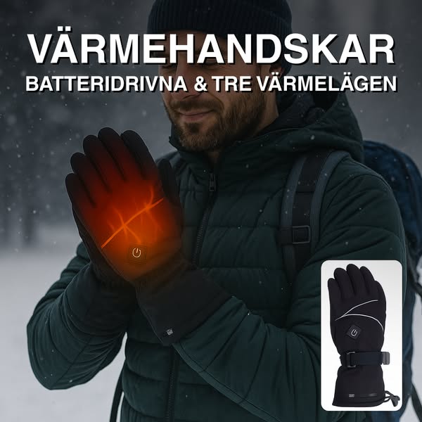 Värme på sekunder i minusgrader