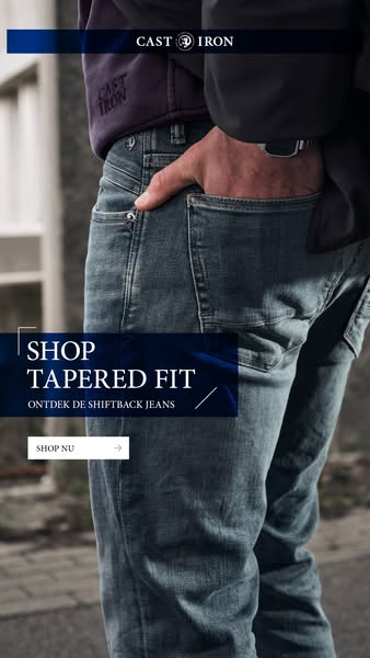 Shiftback tapered fit jeans