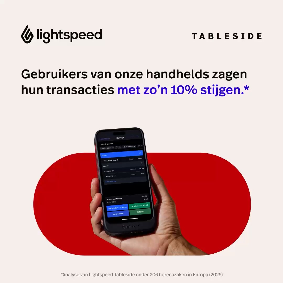 Een kassa die met je team meebeweegt