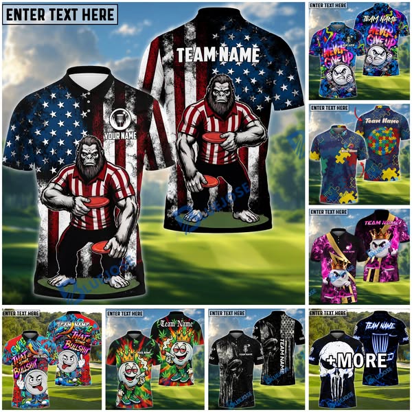 Custom Disc Golf Polos