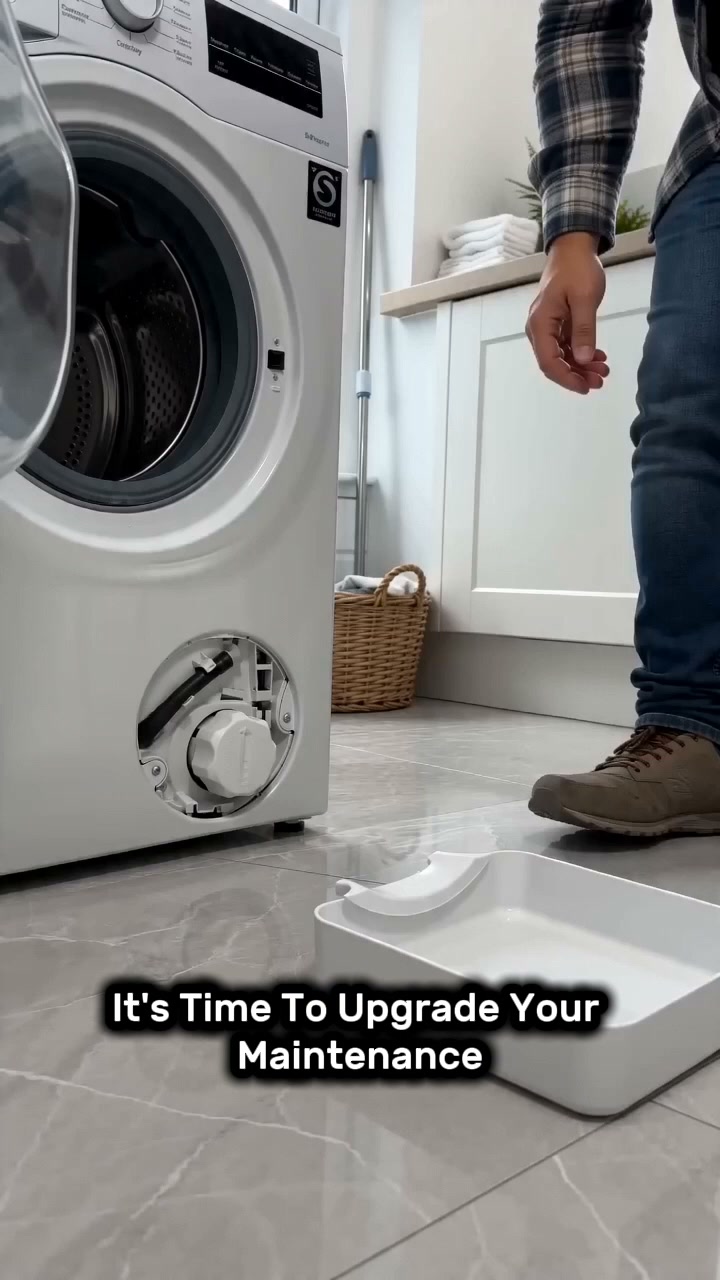 Washer Drain Water Catch Tray & Filter Opener