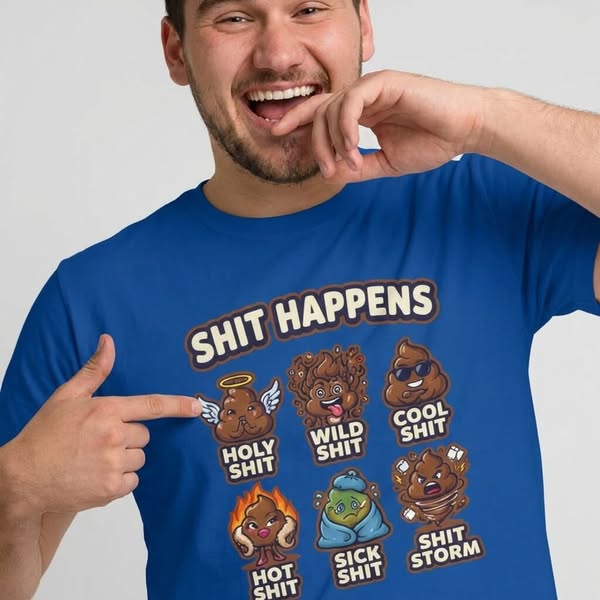 Shit Happens Stag Do T-Shirt