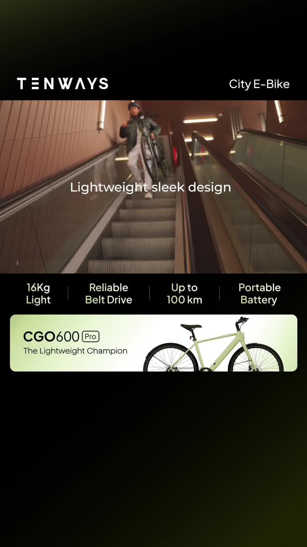 CGO600 Pro: City Streets Made Easy