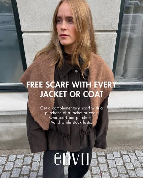 Gratis halsduk med varje jacka