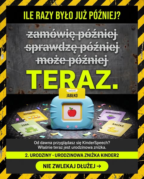 OSTATNIE DNI! KinderSpeech kończy 2 lata