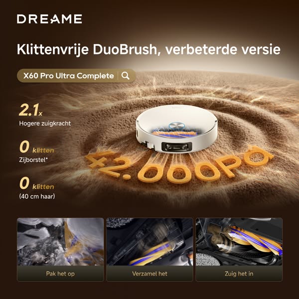 Dreame Robot Vacuum X60 Pro Ultra Complete