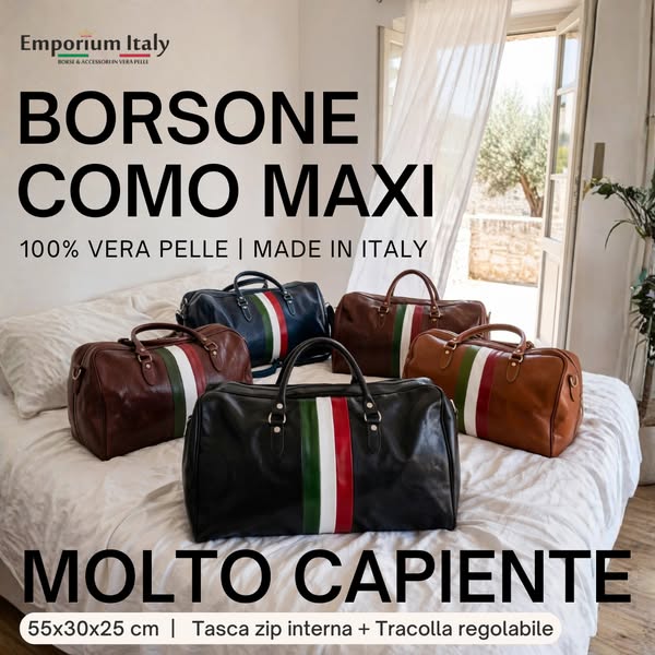 Scopri i borsoni da viaggio Made in Italy