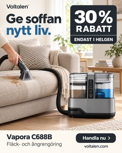 Vapora C688B – 30 % rabatt i helgen