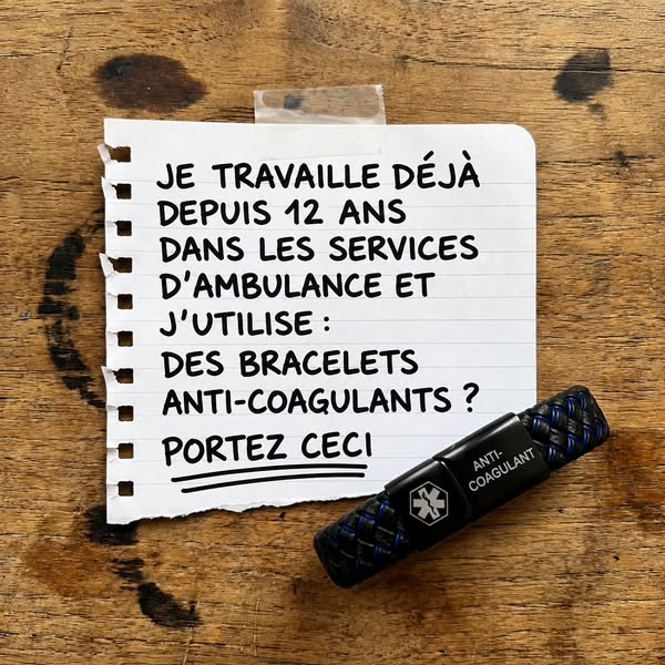 Ce bracelet peut sauver une vie.