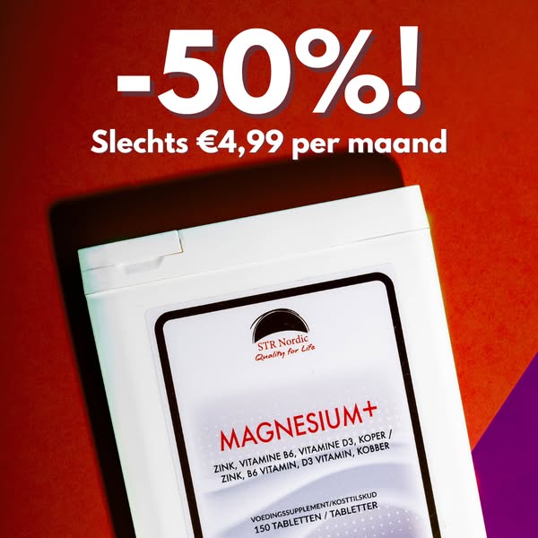 Magnesium+ €4,99 per maand!