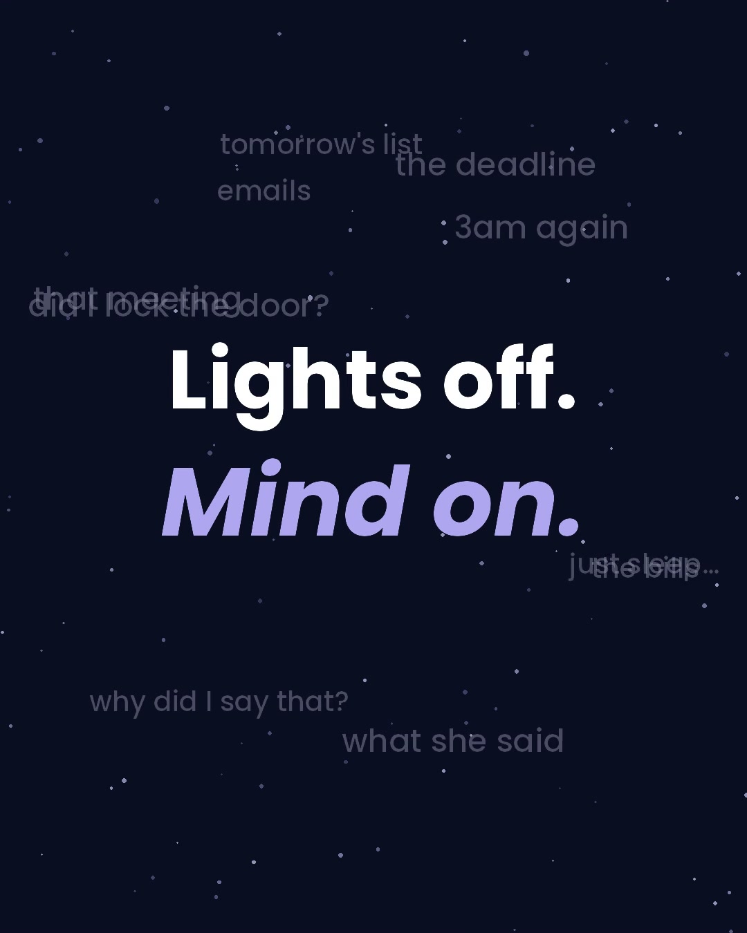 Tonight, Skip the Maths