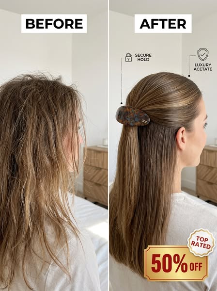 Oval Hair Barrette