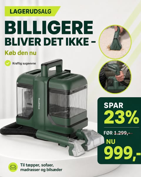 Spar 23% på SpotCleaner™