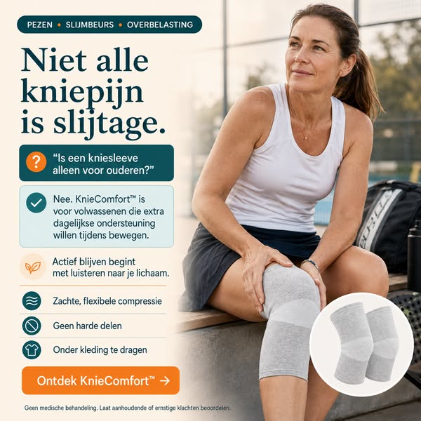 Kniepijn is niet altijd slijtage