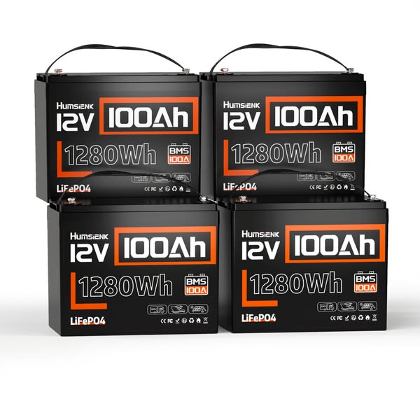 Humsienk ORIGIN 12V 100Ah LiFePO4 Battery