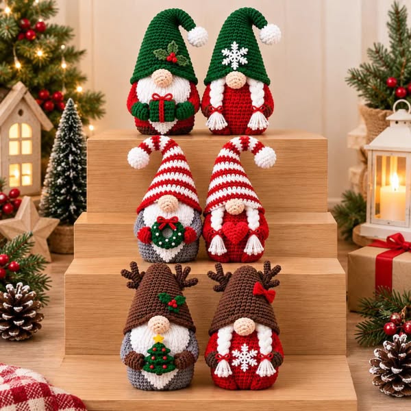 Christmas Gnome Crochet Pattern (PDF)
