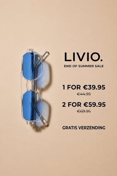 1 voor €39,95 • 2 voor €49,95 • GRATIS VERZENDING