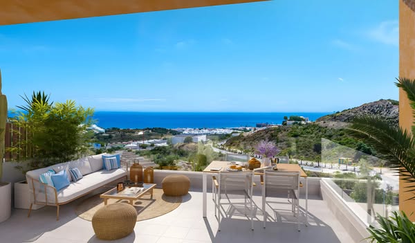 Only 68 townhouses. La Cala de Mijas.