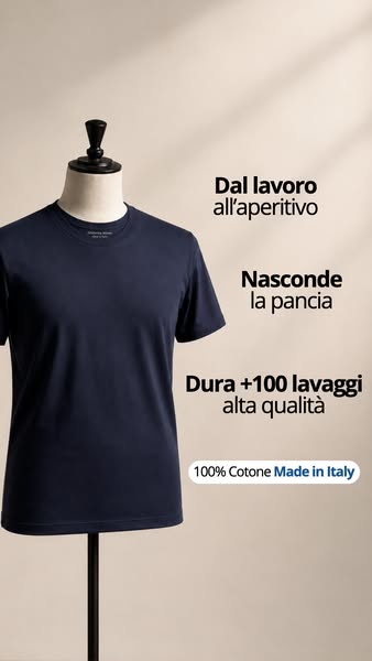 Valorizza il petto. Non la pancia.