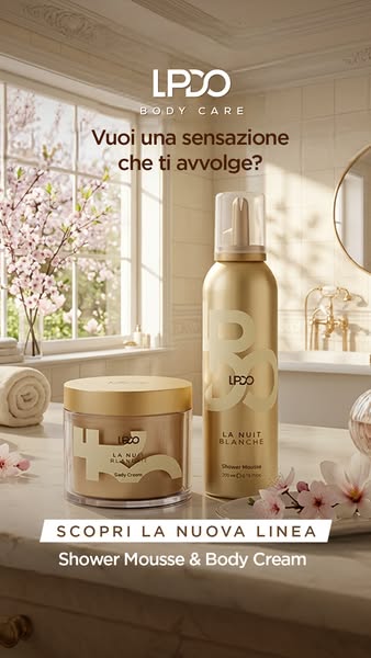 Shower Mousse & Body Cream | Nuova Linea LPDO