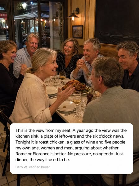 If you are 45+ this is for you!
