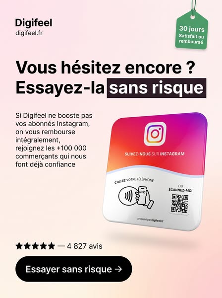 Plaque Avis Google Digifeel