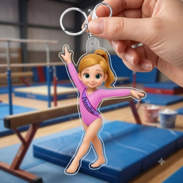 The star of the mat Personalize Your Keychain