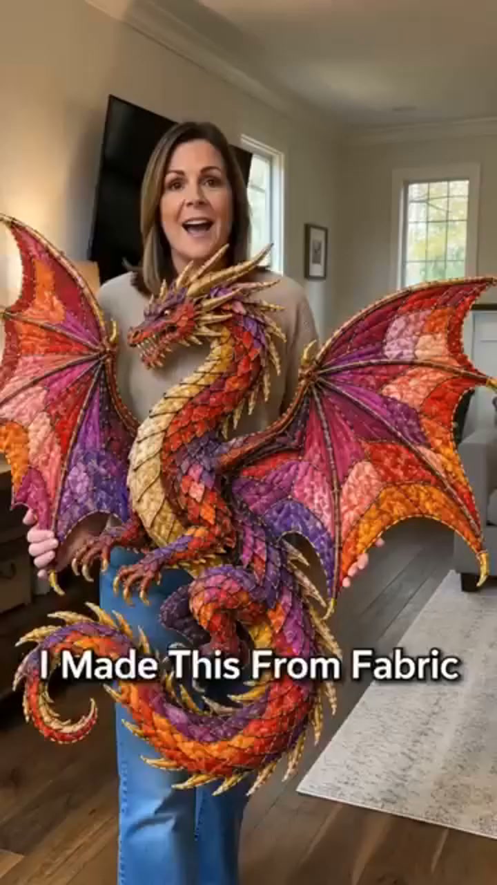Beginner-Friendly Mythic Wilds DIY Layered Patchwork Art Kit | Complete Kit with Patterned Fabrics, Sewing Materials & Step-by-Step Guide In