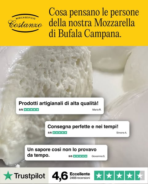 Mozzarella Costanzo con Latte di Bufala