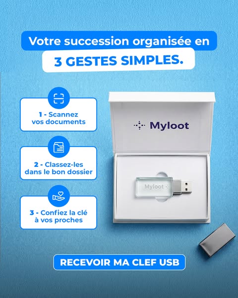 Simplifiez votre succession en une seule clé
