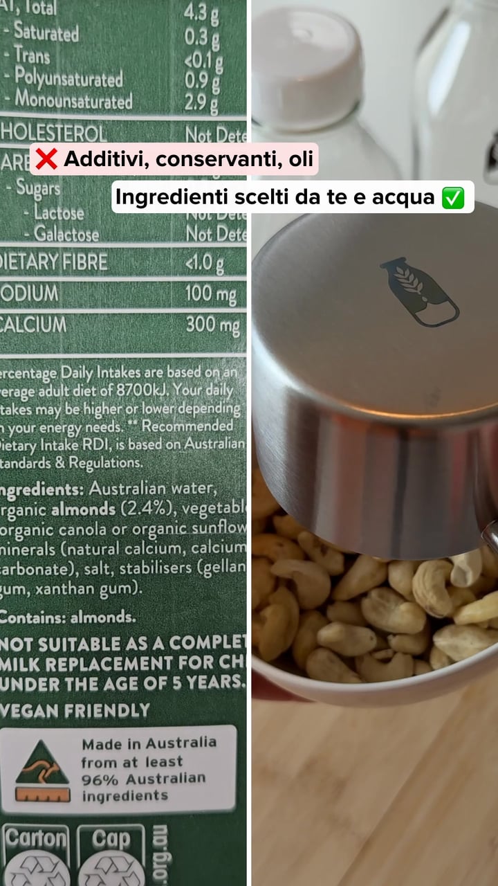 Latte vegetale fresco in 60 secondi