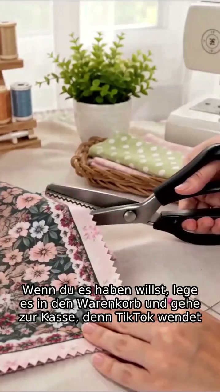 Schluss mit unsauberen Stoffkanten